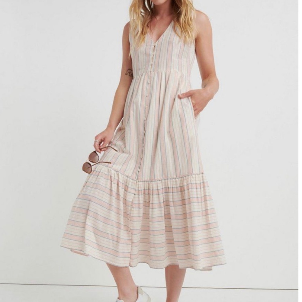 Lucky Brand • NWT Luna Button Through Dress